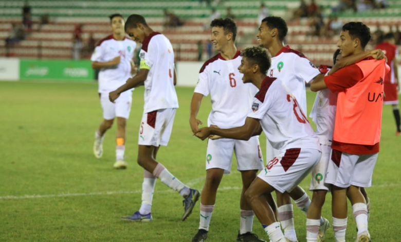 صورة هدف ثاني للمنتخب المغربي ينهي الآمال اليمنية بالتأهل للمباراة النهائية