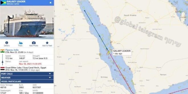 أميركا تكشف معلومات جديدة حول طريقة اختطاف الحوثيين سفينة إسرائيلية
