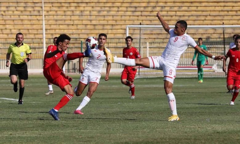 صورة عاجل: اليمن يسجل هدف التعادل في مرمى المنتخب التونسي