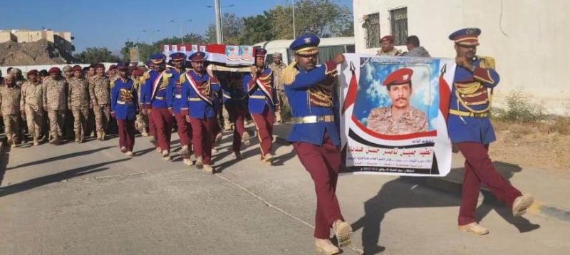 استشهاد أركان اللواء 187 مشاة في معارك مع الحوثيين