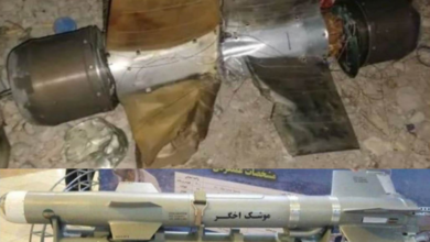 صورة وكالة مخابرات دولية تفجر مفاجأة خطيرة عن نوعية طائرة حوثية استهدفت القوات بالضالع (صور)