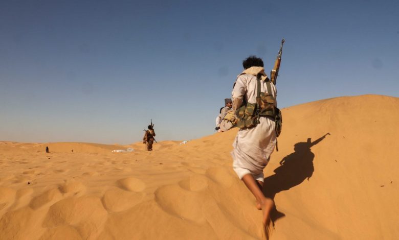 صورة مكاسب ميدانية للجيش بعد معارك في محزام ماس بمأرب