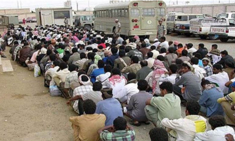 صورة إحصائية صادمة لعدد اليمنيين المرحلين من السعودية خلال شهرين