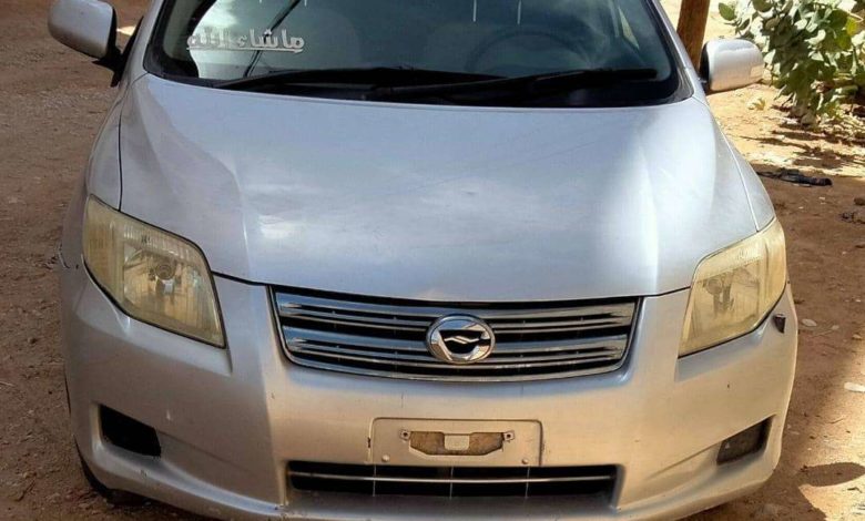 صورة الأمن في شبوة يضبط سيارة مسروقة من عدن