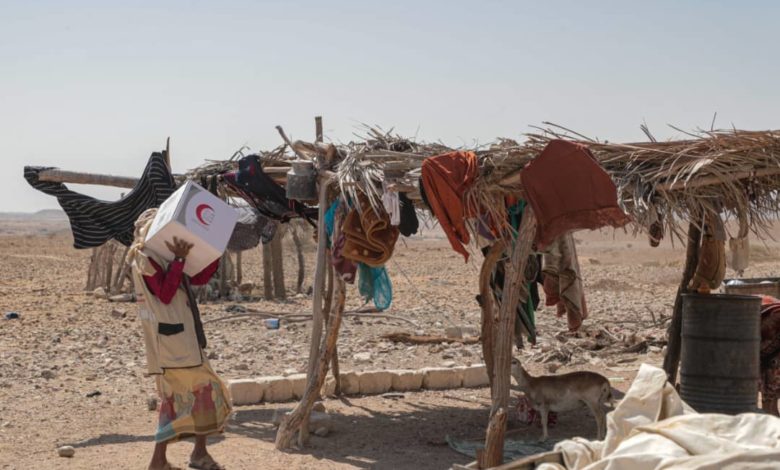 صورة هيئة الهلال الأحمر الإماراتي  تواصل جهودها الإغاثية والإنسانية في محافظة حضرموت