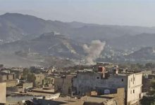 صورة مليشيات الحوثي تستهدف مواقع الجيش شرق مدينة تعز