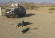 صورة مقتل طفلين بانفجار لغم حوثي في البيضاء