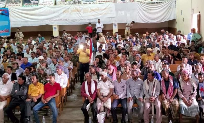 صورة “الإنتقالي” بالضالع يُحيي مئوية الشهيد العميد فضل النقيب