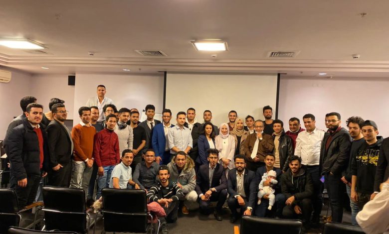 صورة بيان صادر عن رابطة طلاب اليمن في موسكو