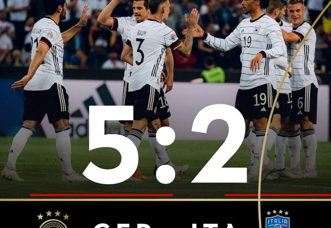 صورة الماكينات الألمانية تسحق منتخب ايطاليا بخماسية