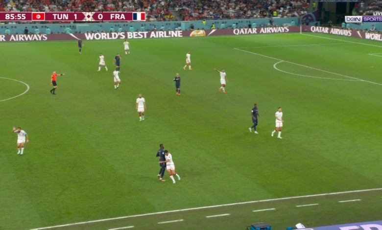 صورة عاجل: انتهاء مباراة تونس وفرنسا بهذه النتيجة