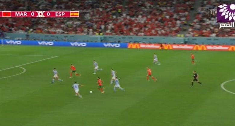 صورة عاجل: انتهاء الأشواط الإضافية من مبارأة المغرب اسبانيا بهذه النتيجة