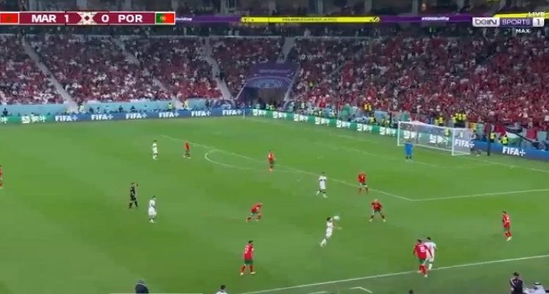 صورة عاجل: انتهاء مبارأة المغرب _ البرتغال بهذه النتيجة
