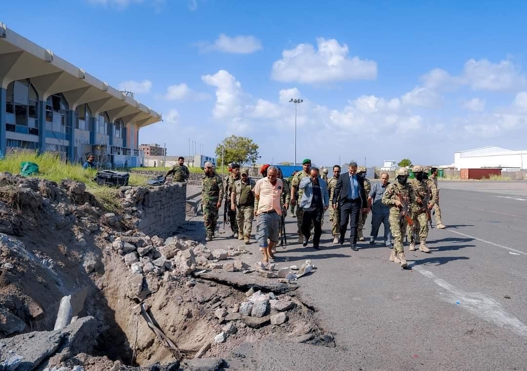 تفجيرات مطار عدن