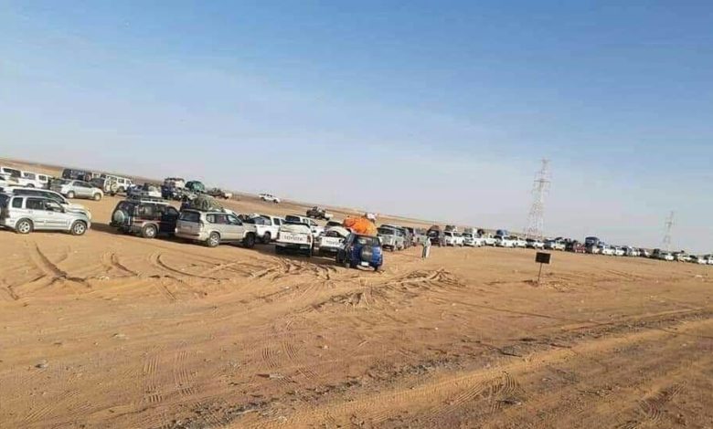 صورة ماذا يحدث في منفذ الوديعة؟.. لماذا منعت السعودية عبور الاف اليمنيين وماعلاقة الحوثي والاحمر؟ المغتربون عالقون (صور)