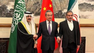 صورة مؤتمر صنعاء يعلن موقفه من إتفاق المصالحة بين السعودية وإيران