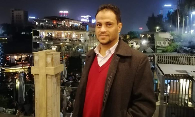 صورة دعوة للمشاركة في مراسيم تشييع ودفن الصحفي اليمني الراحل إبراهيم مجاهد غداً في القاهرة