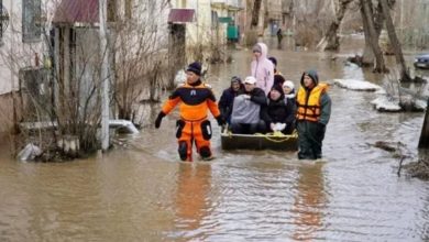 صورة إجلاء 117 ألفا في قازاخستان بسبب الفيضانات