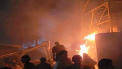 صورة مليشيا الحوثي تقصف أبراج شبكة الهاتف النقال بالطيران المسير في مأرب