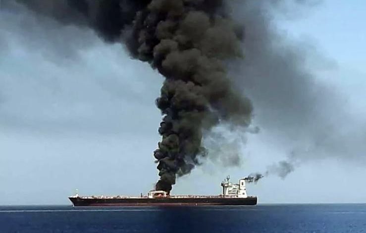 صورة هجوم جديد على سفينة قبالة جزيرة سقطرى
