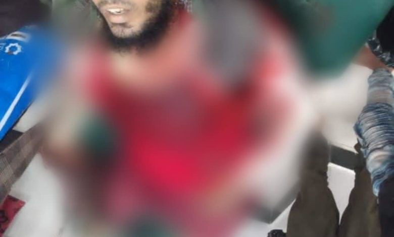 صورة اغتيال إمام مسجد في النسيرية بتعز