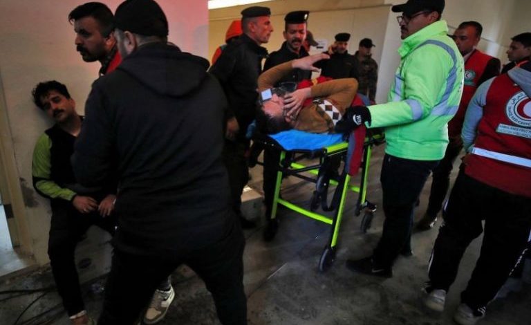 صورة عشرات القتلى والجرحى في تدافع لمشاهدة المباراة النهائية لكأس الخليج في العراق