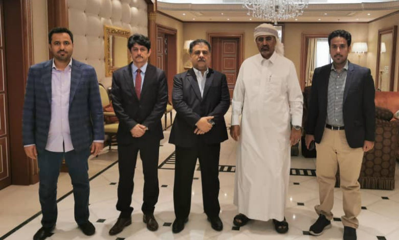 صورة الزُبيدي يستقبل رئيس الائتلاف الوطني الجنوبي الشيخ أحمد العيسي