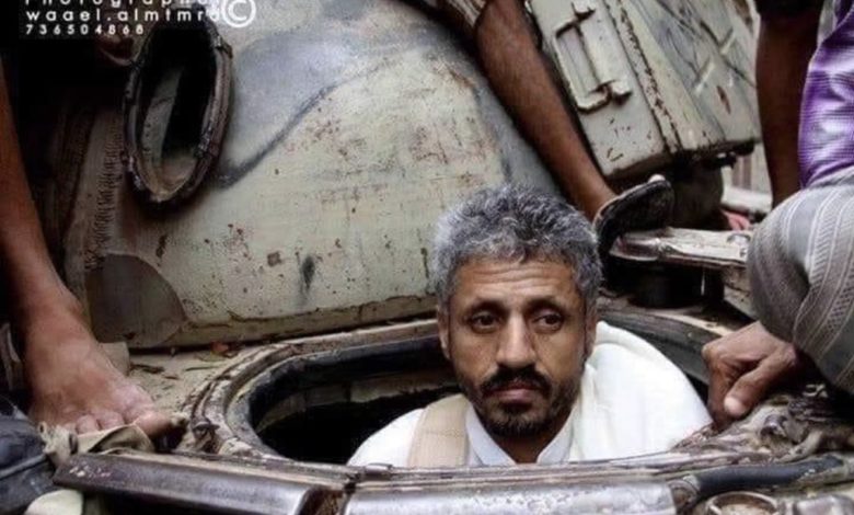 صورة المخلافي يقود تمردا ضد قائد محور تعز
