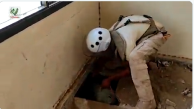 صورة في المدارس والمساجد وخزانات المياه ..سام والمشتركة يكتشفون شبكة الغام زرعتها المليشيات