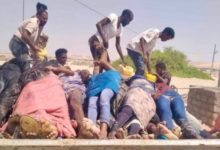 صورة انتشال عشرات الجثث في اليمن بعد غرق قارب يقل أكثر من 200 أفريقي “صور”