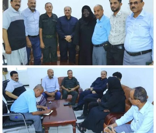 صورة أمن عدن يؤكد التعاون مع المنظمات الإنسانية العاملة في العاصمة