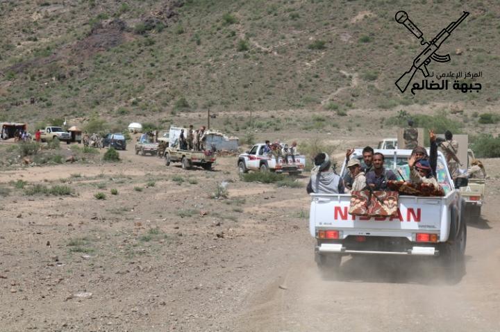 القوات المشتركة تقتحم مواقع استراتيجية لمليشيا الحوثي في الضالع