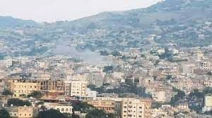 صورة مليشيا الحوثي تقصف شرق مدينة تعز بالمدفعية