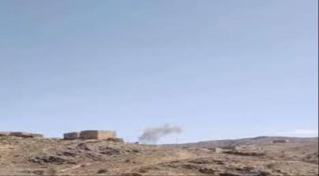 صورة نيران المقاومة الجنوبية تستهدف مواقع مليشيات الحوثي بجبهة ثرة