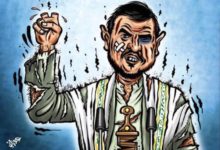 صورة لعبدالملك الحوثي: إذا أوجعت أمريكا فتحسس رأسك