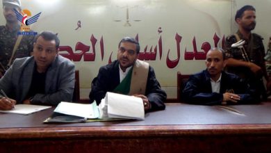 صورة محكمة بصنعاء تمنح المتهمين بقتل القاضي حمران فرصة أخيرة