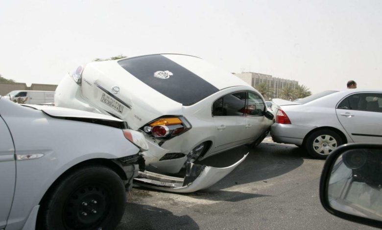 صورة حادث مروري يودي بحياة مغترب يمني بالسعودية