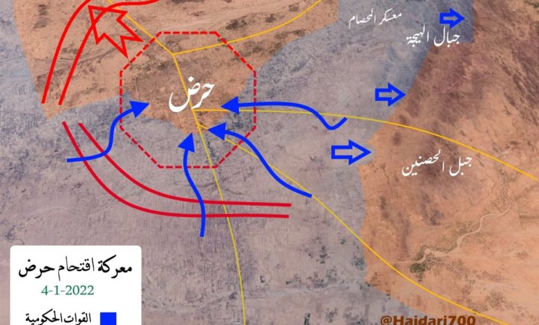 صورة الجيش يضيق الخناق على مليشيا الحوثي بحرض ويصد هجمات حوثية لفك الحصار