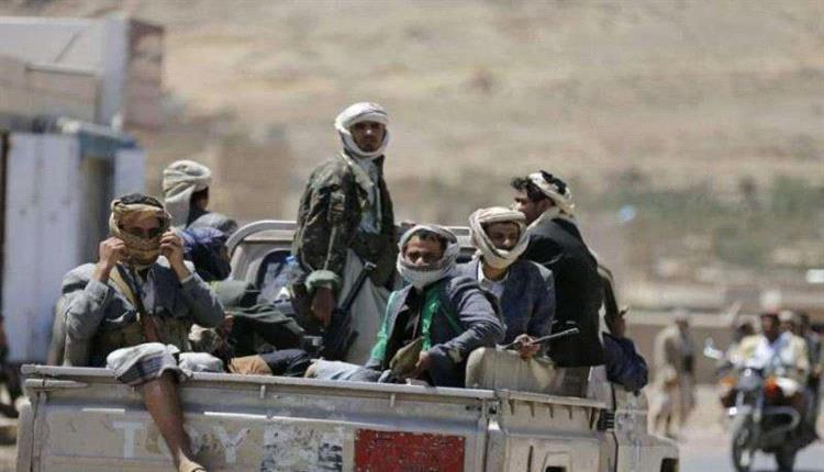 صورة مليشيا الحوثي تشيع 4 من مقاتليها