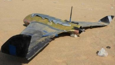 صورة الإعلان عن تدمير ثلاث طائرات مسيرة في مناطق سيطرة الحوثيين