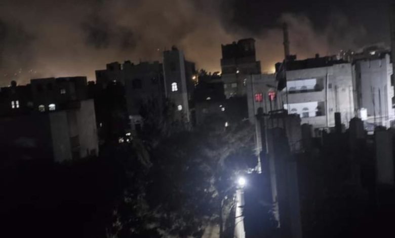 صورة غارات أمريكية جديدة على صنعاء وعمران شمال اليمن “تفاصيل”