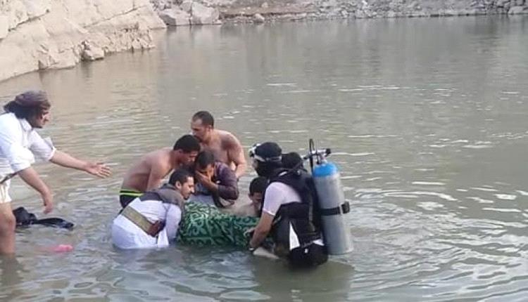 صورة وفاة شاب غرقًا في سد مائي بإب