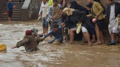 صورة تقرير دولي يحذر من فيضانات خطيرة في اليمن ويؤكد أن 1.2 مليون يمني معرضون للخطر