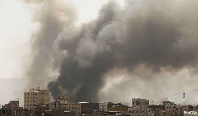 صورة عاجل.. غارات جوية مكثفة على العاصمة صنعاء