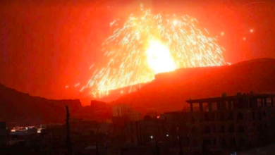 صورة بقصف ليلي على صنعاء التحالف يقضي على رؤوس قيادية كبيرة للحوثي.. تفاصيل