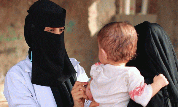 صورة الصحة العالمية: خلال 7 أشهر وفاة 413 حالة مصابة بالحصبة في اليمن