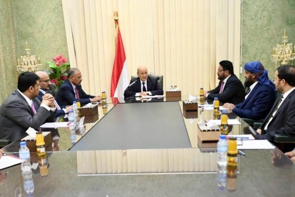 صورة الرئاسي يرحب بتصنيف الحوثي (ارهابية) ويدعو لفرض مزيد من العقوبات ضد الجماعة “المارقة”