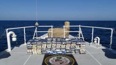 صورة (CMF) تصادر شحنة مخدرات ثانية بقيمة 8 ملايين دولار في بحر العرب