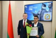 صورة شاب يمني يحصل على المرتبة الاول في هندسة النانو على مستوى روسيا