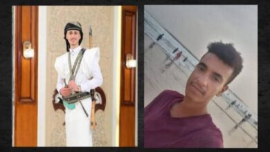 صورة مسلح يفتح النار على نجليه وسط اليمن «الوداع الأخير»